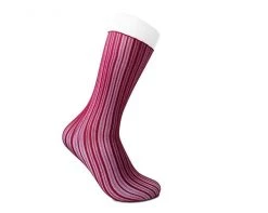 TSK1088 Red Lettuce Trim Lace Sock
