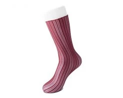 TSK1088 Red Lettuce Trim Lace Sock