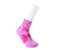 TSK1100 Tie-Dye Women's Red Ankle Sock Vegan 7 TSK1100 Tie-Dye Women's Red Ankle Sock Vegan
