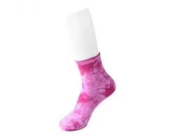 TSK1100 Tie-Dye Women's Red Ankle Sock Vegan