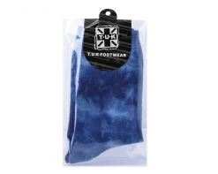 TSK1110 Vegan Tie-Dye Blue Women's Crew Sock