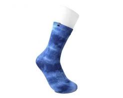TSK1110 Vegan Tie-Dye Blue Women's Crew Sock