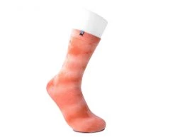 TSK1111 Vegan Tie-Dye Tangerine Women's Crew Sock 8 TSK1111 Vegan Tie-Dye Tangerine Women's Crew Sock