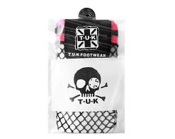 TSK1122 Womens Multi-color Band Fishnet 5-Pk Sock