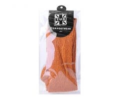 TSK1129 Womens Orange Ribbed Glitter Sock