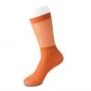 TSK1129 Womens Orange Ribbed Glitter Sock