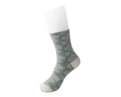 TSK1136 Womens Sage Filigree Mesh Sock