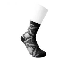 TSK1145 Womens Black Mid-Calf Mesh Sock