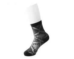 TSK1145 Womens Black Mid-Calf Mesh Sock