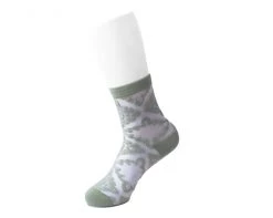 TSK1146 Sage Mid-Calf Mesh Sock