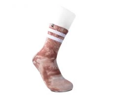 TSK1118 Tie-Dye Chocolate Tube Sock