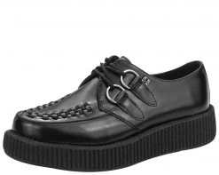 V6806 Black Low Sole Viva Creeper Womens