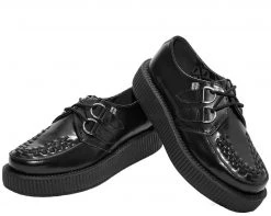 V6806 Black Low Sole Viva Creeper Womens