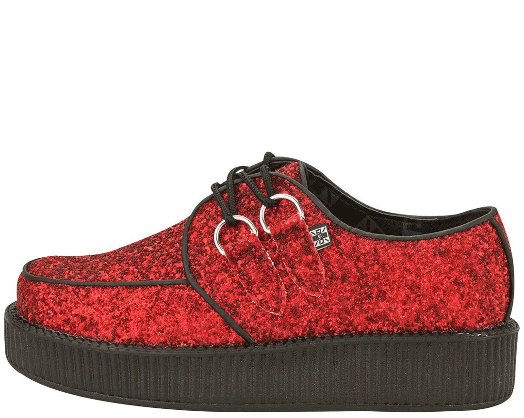 V8877 Ruby Red Glitter Creepers CLEARANCE 3 V8877 Ruby Red Glitter Creepers CLEARANCE