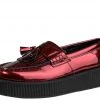 V8983 Metallic Burgundy Loafers CLEARANCE