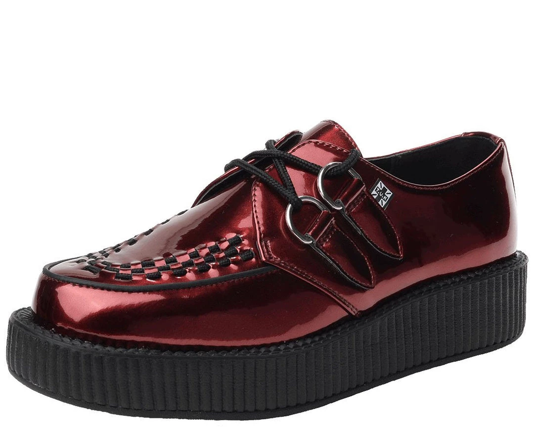 V8991 Metallic Burgundy Creepers CLEARANCE 1 V8991 Metallic Burgundy Creepers CLEARANCE