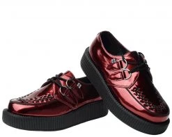 V8991 Metallic Burgundy Creepers CLEARANCE