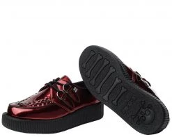 V8991 Metallic Burgundy Creepers CLEARANCE 6 V8991 Metallic Burgundy Creepers CLEARANCE