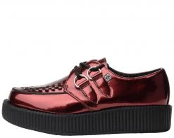 V8991 Metallic Burgundy Creepers CLEARANCE 7 V8991 Metallic Burgundy Creepers CLEARANCE