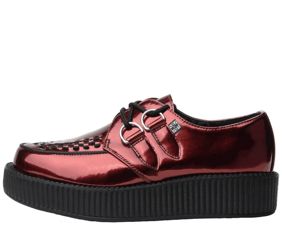 V8991 Metallic Burgundy Creepers CLEARANCE 4 V8991 Metallic Burgundy Creepers CLEARANCE