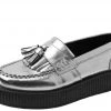 V9013 Metallic Silver Loafer