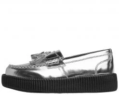 V9013 Metallic Silver Loafer