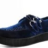 V9269 Creepers Midnight Blue Velvet Creeper