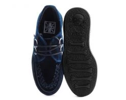 V9269 Creepers Midnight Blue Velvet Creeper