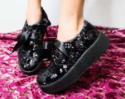 V9309 Black Sequins Camo Creeper 10 V9309 Black Sequins Camo Creeper