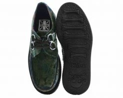 V9407 Dark Floral Velvet Viva Mondo Creeper Womens 11 V9407 Dark Floral Velvet Viva Mondo Creeper Womens
