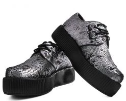 V9467 Gunmetal Two-Way Sequin Viva Mondo Creeper 11 V9467 Gunmetal Two-Way Sequin Viva Mondo Creeper