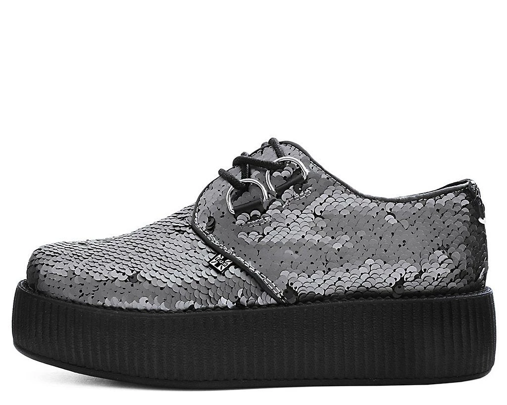 V9467 Gunmetal Two-Way Sequin Viva Mondo Creeper 4 V9467 Gunmetal Two-Way Sequin Viva Mondo Creeper