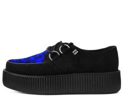 V9545 Black & Blue Leopard Viva Mondo Creeper 12 V9545 Black & Blue Leopard Viva Mondo Creeper