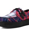 V9594 Mixed Plaid Viva Low Creeper Womens