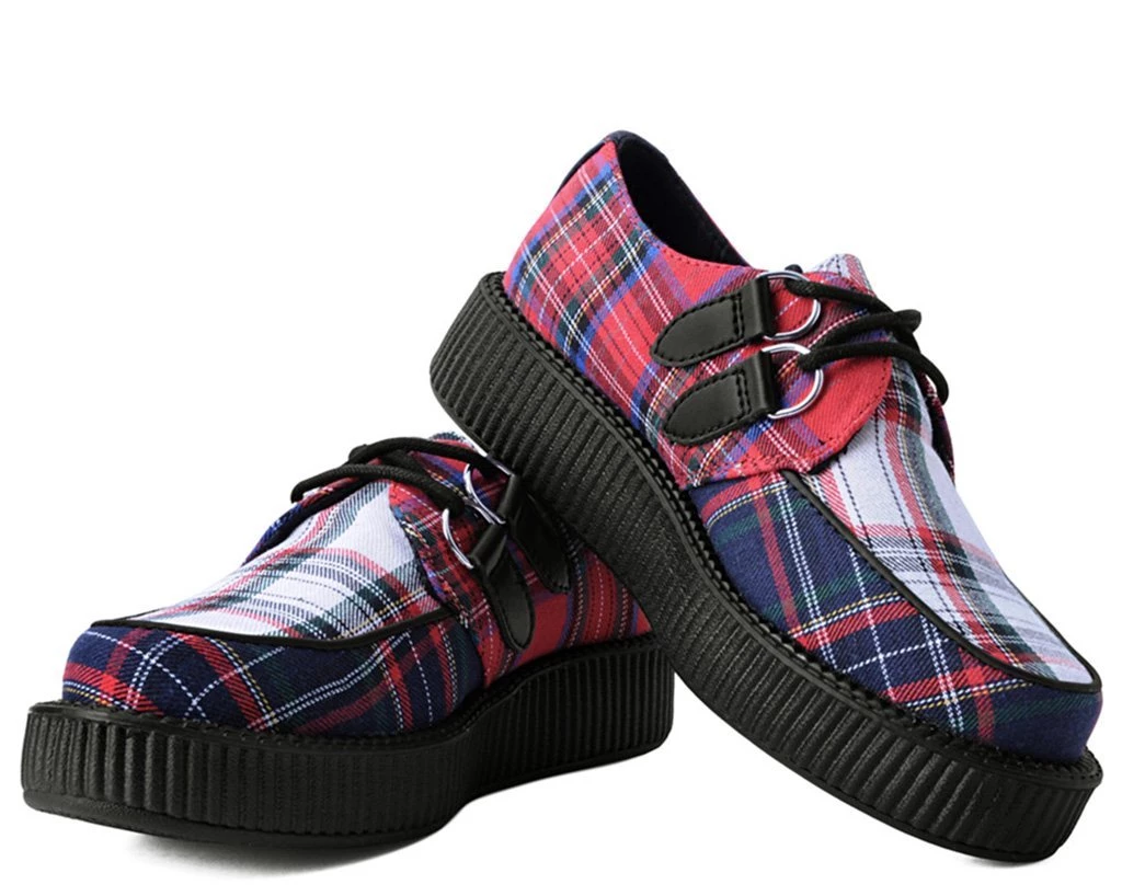 V9594 Mixed Plaid Viva Low Creeper Womens 3 V9594 Mixed Plaid Viva Low Creeper Womens