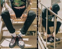 V9594 Mixed Plaid Viva Low Creeper Womens 13 V9594 Mixed Plaid Viva Low Creeper Womens