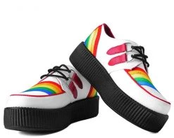 V9622 White & Rainbow Viva Mondo Creeper