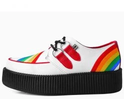 V9622 White & Rainbow Viva Mondo Creeper