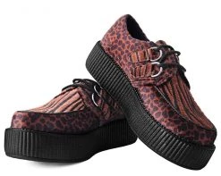 V9650 Brown Faux Animal Viva Mondo Creeper 10 V9650 Brown Faux Animal Viva Mondo Creeper