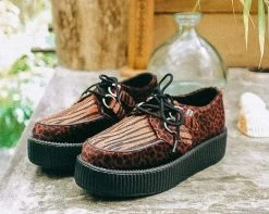 V9650 Brown Faux Animal Viva Mondo Creeper