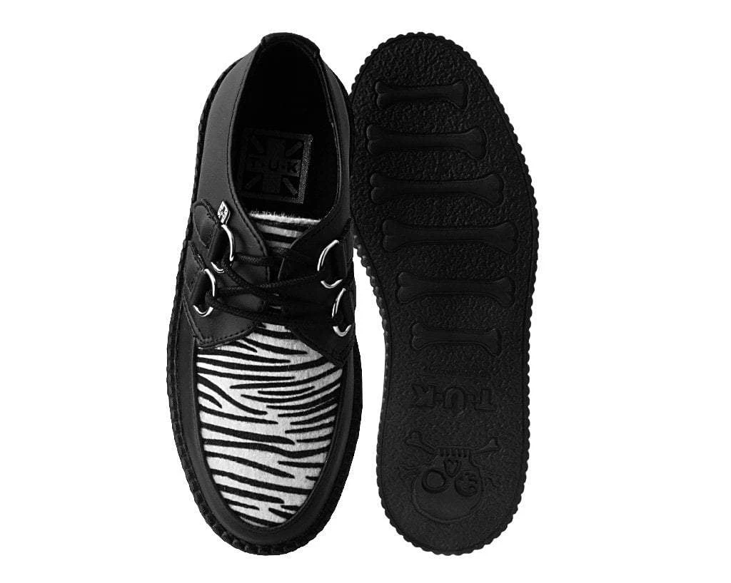 V9773 Black & White Zebra Viva Mondo Creeper 5 V9773 Black & White Zebra Viva Mondo Creeper