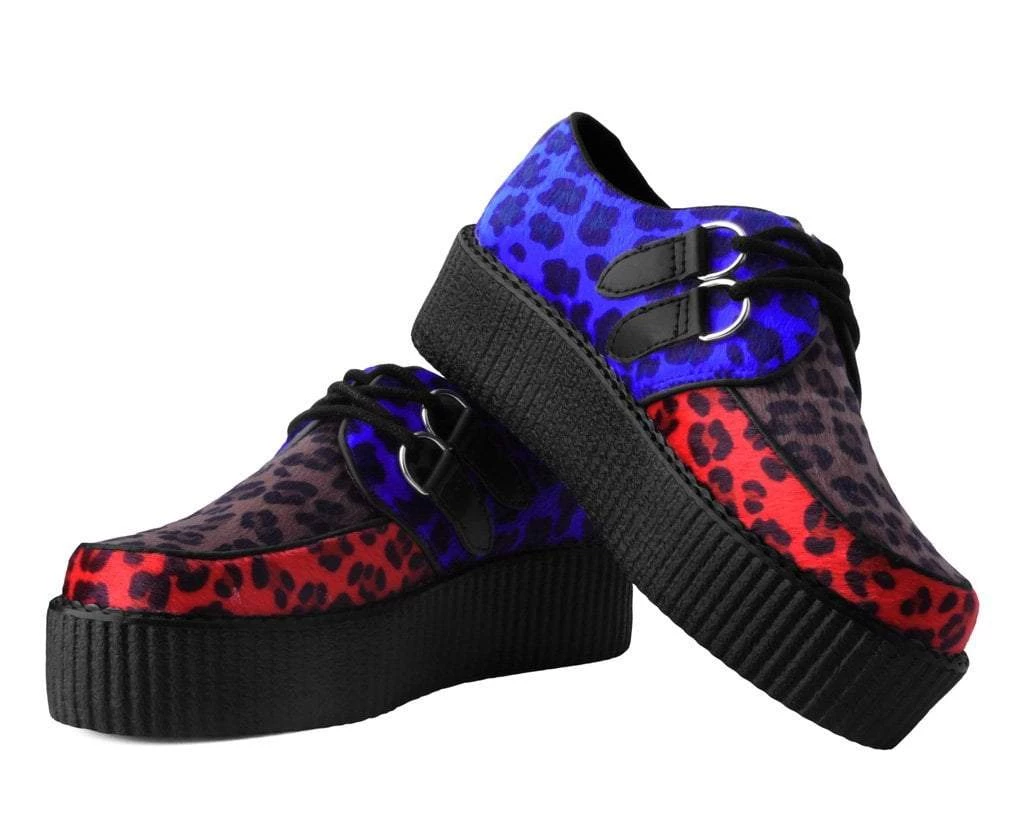 V9774 Womens Tri-color Leopard Viva Mondo Creeper 3 V9774 Womens Tri-color Leopard Viva Mondo Creeper