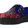 V9774 Womens Tri-color Leopard Viva Mondo Creeper
