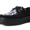 V9808 Black & Mint Leopard Viva Mondo Creeper Womens