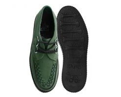 V9920 Olive Faux Suede Interlace Mondo Creeper Womens 9 V9920 Olive Faux Suede Interlace Mondo Creeper Womens